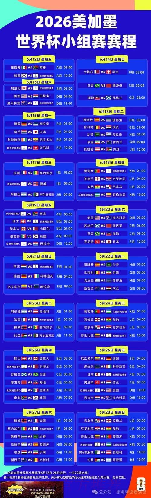世界杯外围赛程与时间表深度解析